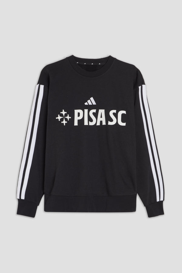 Felpa Girocollo Nera Pisa 25/26