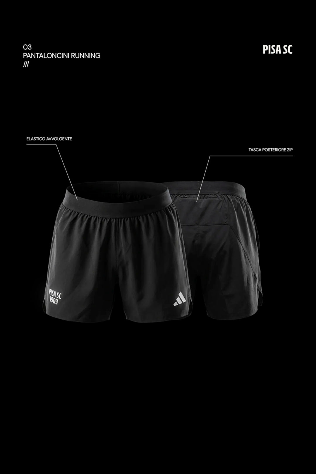 Pisa SC Pantaloncino Running