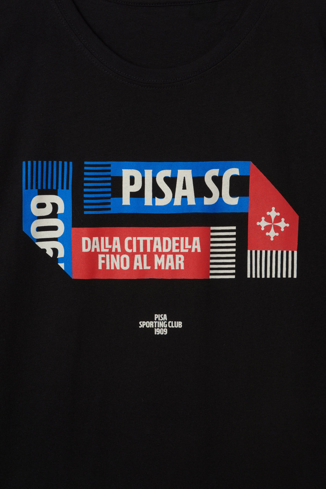 T-SHIRT NERA PISA SC